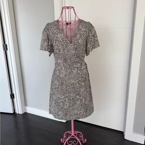 Club Monaco Leopard Print Mini Dress